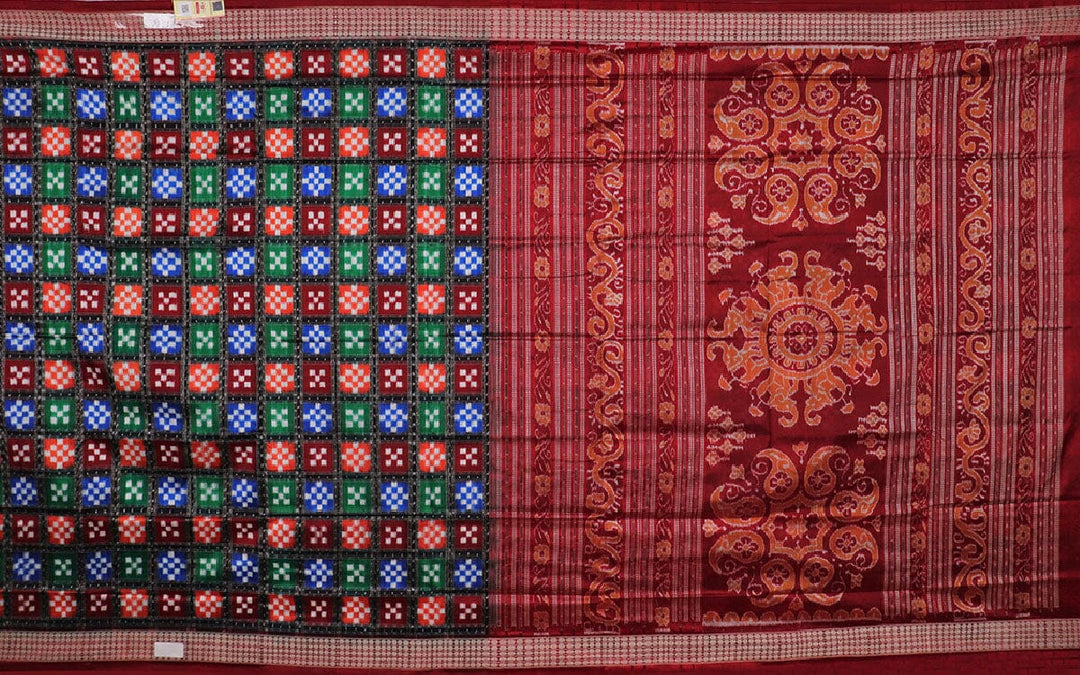 Handloom Sambalpuri Ikkat Silk Saree Handloom Saree_Sambalpuri Silk Priyadarshini Handloom