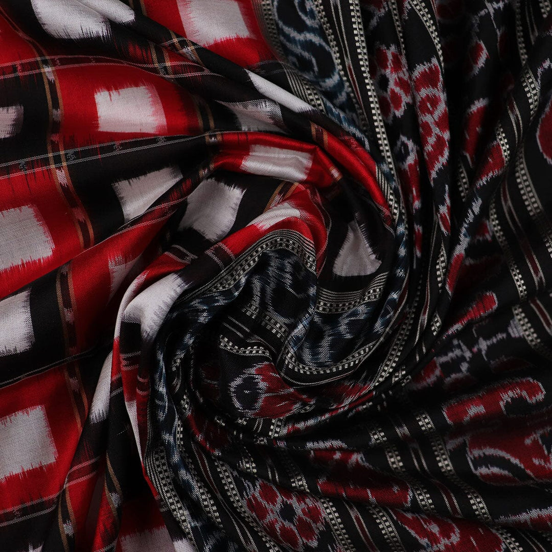 Handloom Sambalpuri Ikkat Silk Saree Handloom Saree_Sambalpuri Silk Priyadarshini Handloom