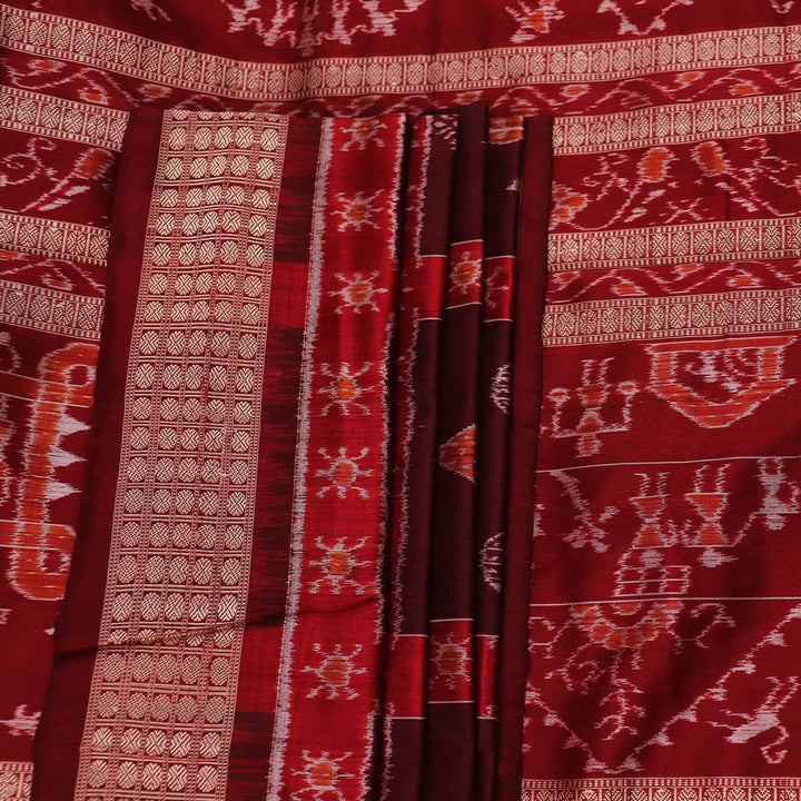 Handloom Sambalpuri Ikkat Silk Saree Handloom Saree_Sambalpuri Silk Priyadarshini Handloom