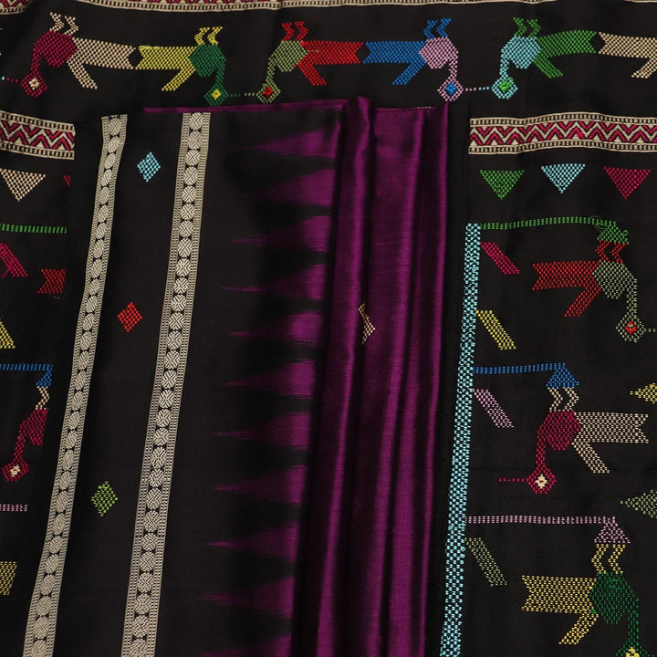 Handloom Sambalpuri Ikkat Silk Saree Handloom Saree_Sambalpuri Silk Priyadarshini Handloom