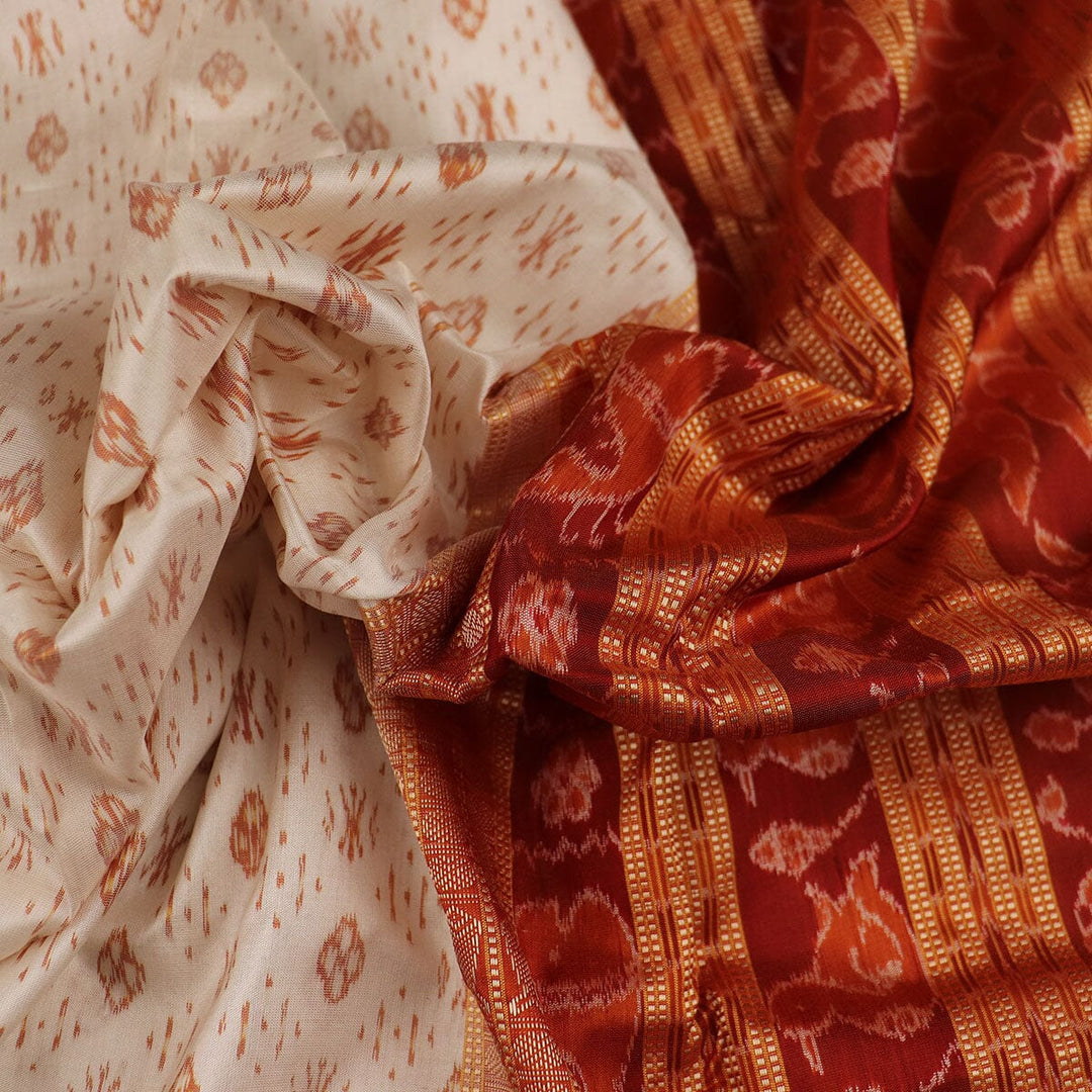 Handloom Sambalpuri Ikkat Silk Saree Handloom Saree_Sambalpuri Silk Priyadarshini Handloom