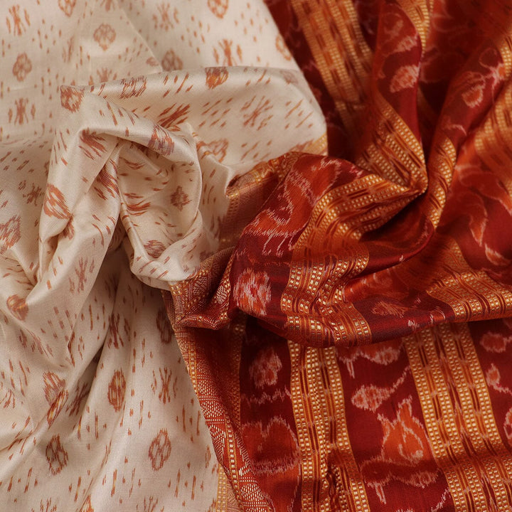 Handloom Sambalpuri Ikkat Silk Saree Handloom Saree_Sambalpuri Silk Priyadarshini Handloom