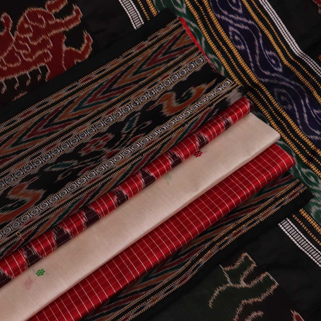 Handloom Sambalpuri Ikkat Silk Saree Handloom Saree_Sambalpuri Silk Priyadarshini Handloom