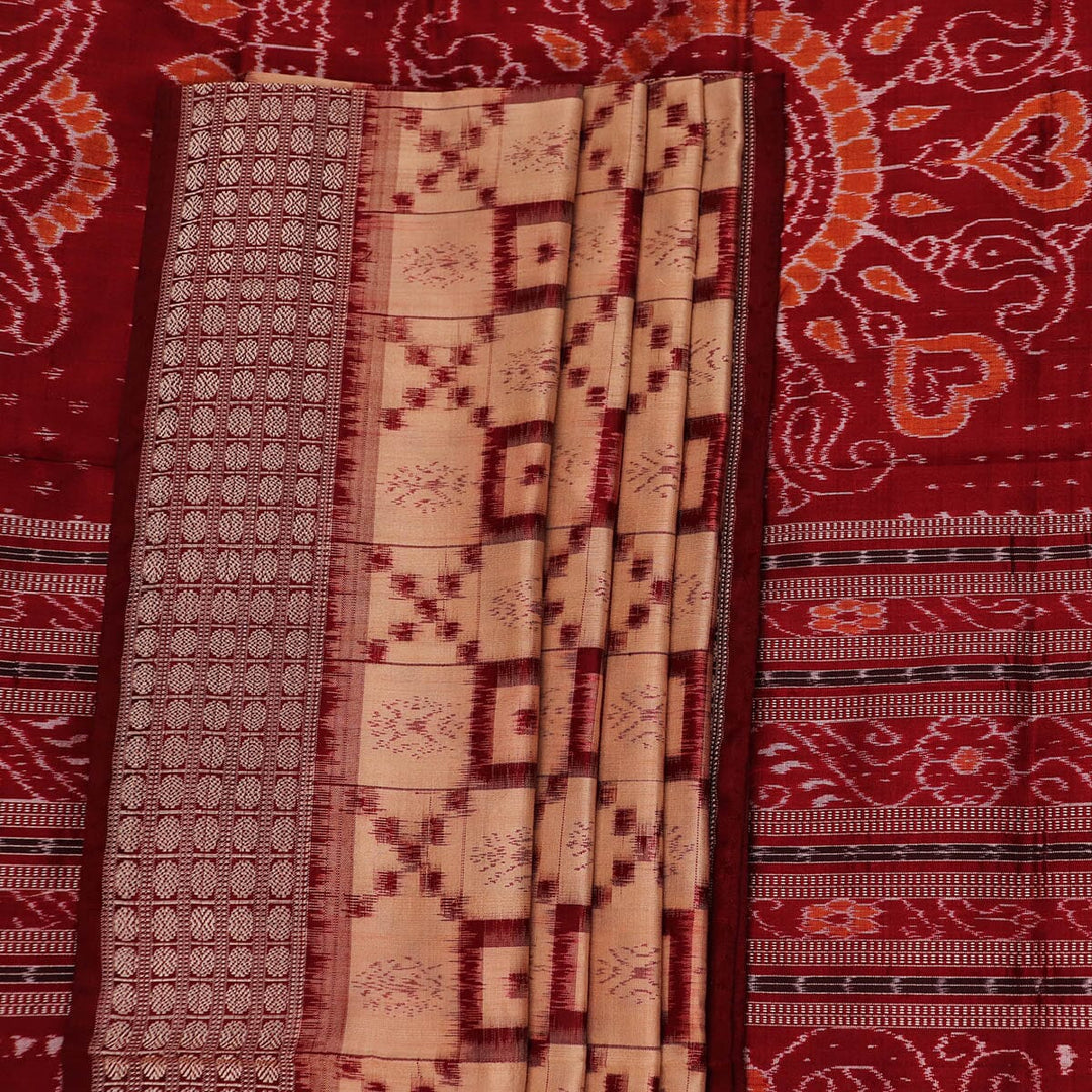 Handloom Sambalpuri Ikkat Silk Saree Handloom Saree_Sambalpuri Silk Priyadarshini Handloom