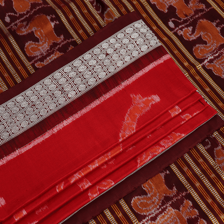 Handloom Sambalpuri Ikkat Silk Saree Handloom Saree_Sambalpuri Silk Priyadarshini Handloom