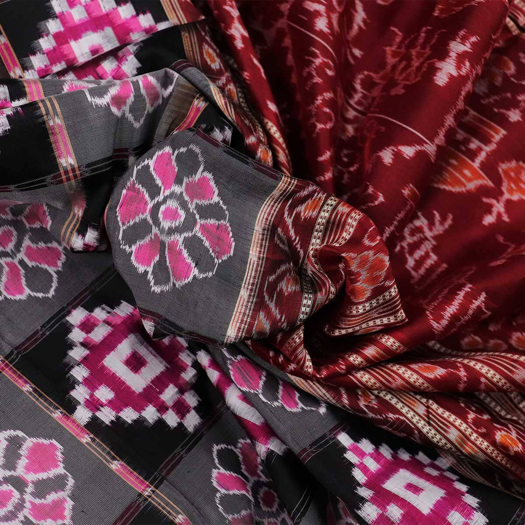 Handloom Sambalpuri Ikkat Silk Saree Handloom Saree_Sambalpuri Silk Priyadarshini Handloom