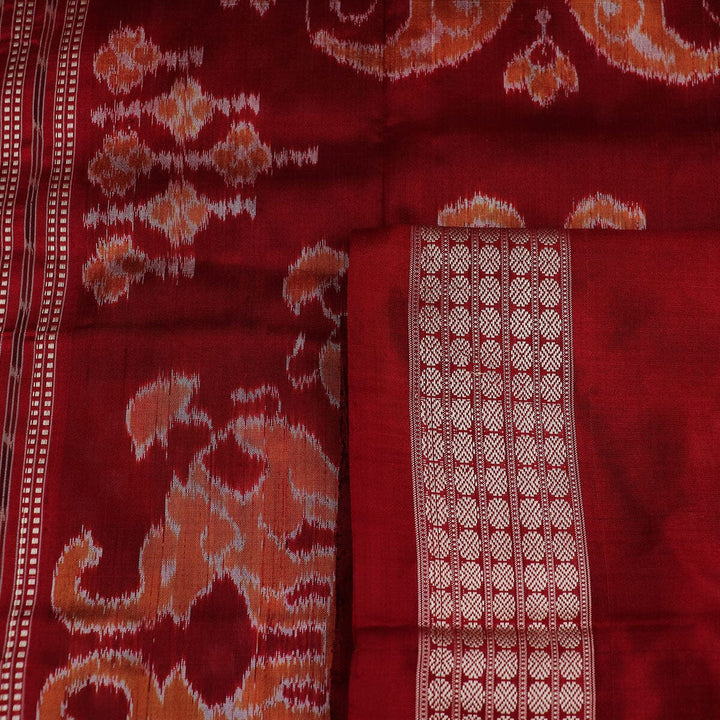 Handloom Sambalpuri Ikkat Silk Saree Handloom Saree_Sambalpuri Silk Priyadarshini Handloom