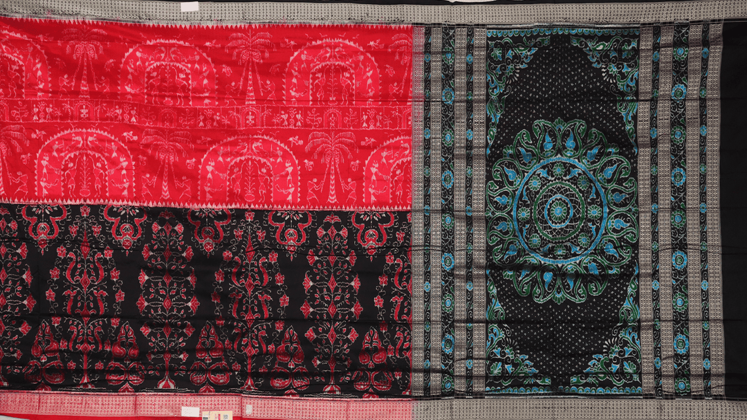 Handloom Sambalpuri Ikkat Silk Saree Handloom Saree_Sambalpuri Silk Priyadarshini Handloom