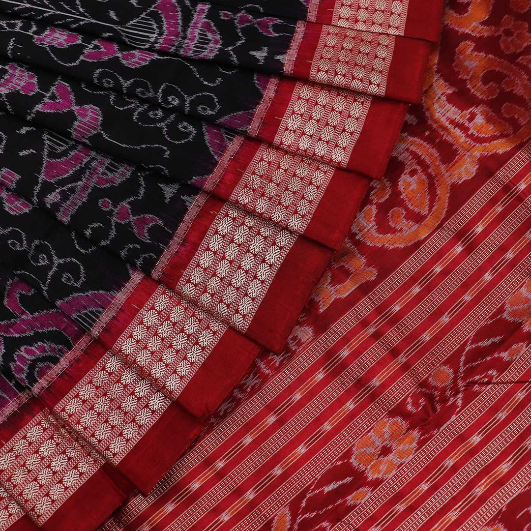 Handloom Sambalpuri Ikkat Silk Saree Handloom Saree_Sambalpuri Silk Priyadarshini Handloom 