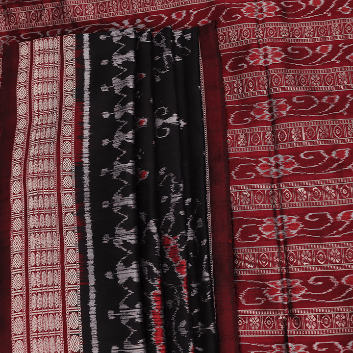 Handloom Sambalpuri Ikkat Silk Saree Handloom Saree_Sambalpuri Silk Priyadarshini Handloom