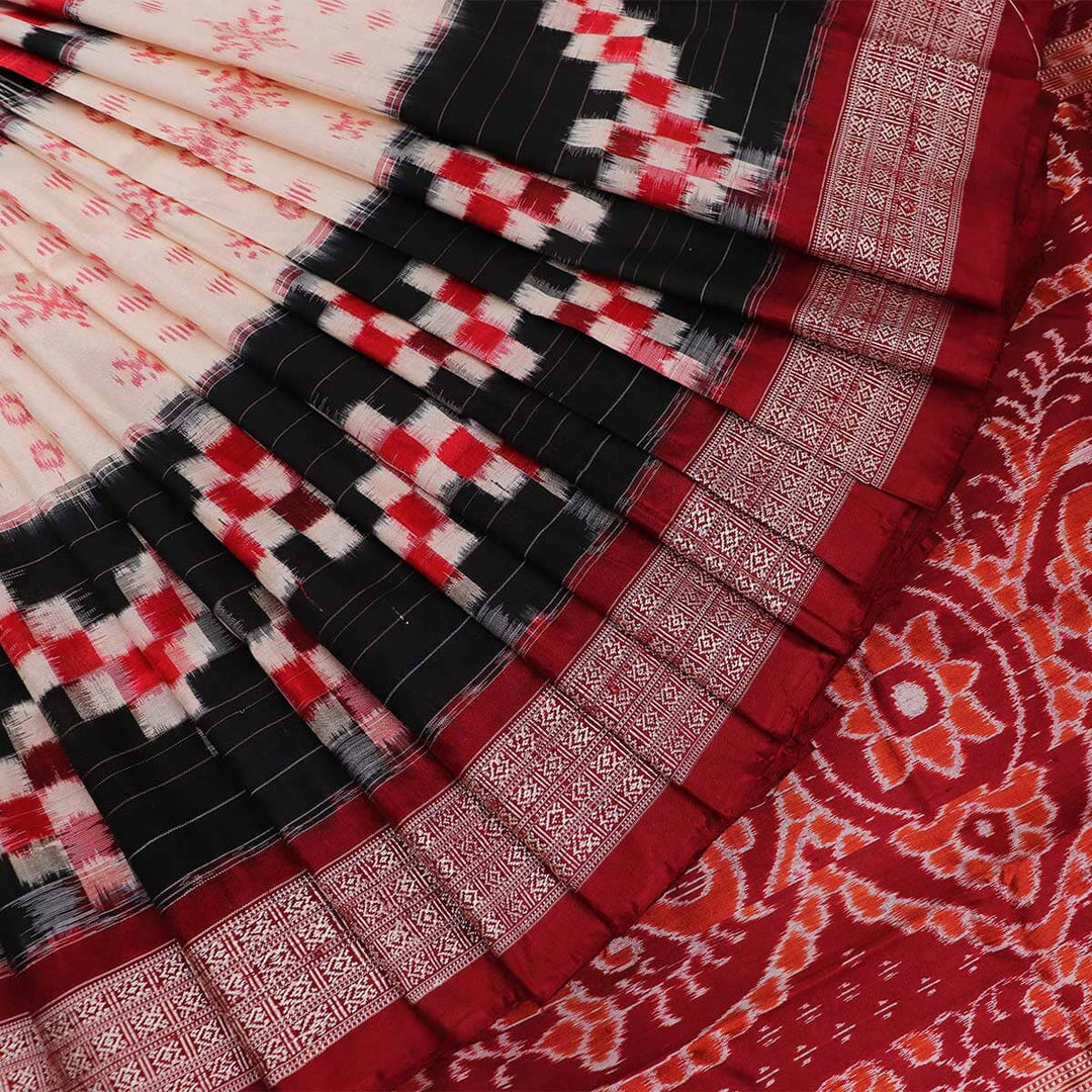 Handloom Sambalpuri Ikkat Silk Saree Handloom Saree_Sambalpuri Silk Priyadarshini Handloom 