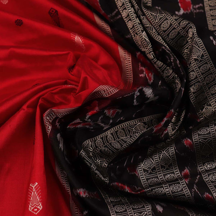 Handloom Sambalpuri Ikkat Silk Saree Handloom Saree_Sambalpuri Silk Priyadarshini Handloom