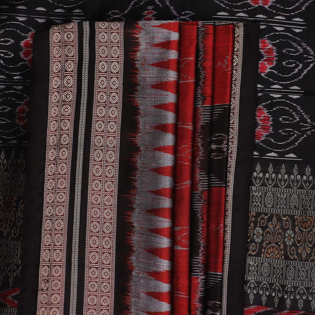 Handloom Sambalpuri Ikkat Silk Saree Handloom Saree_Sambalpuri Silk Priyadarshini Handloom 