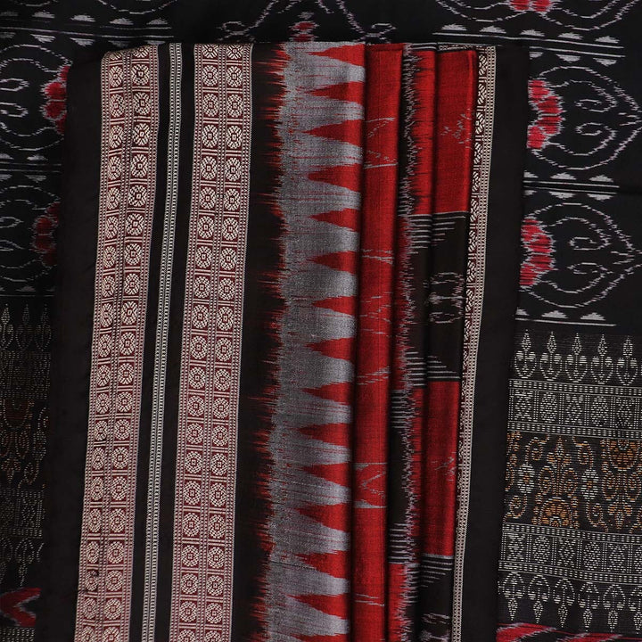 Handloom Sambalpuri Ikkat Silk Saree Handloom Saree_Sambalpuri Silk Priyadarshini Handloom