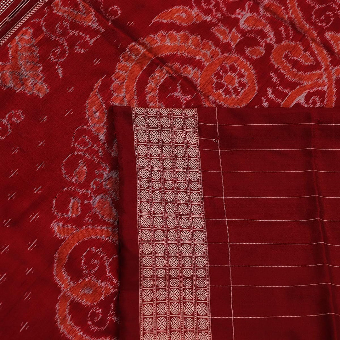 Handloom Sambalpuri Ikkat Silk Saree Handloom Saree_Sambalpuri Silk Priyadarshini Handloom