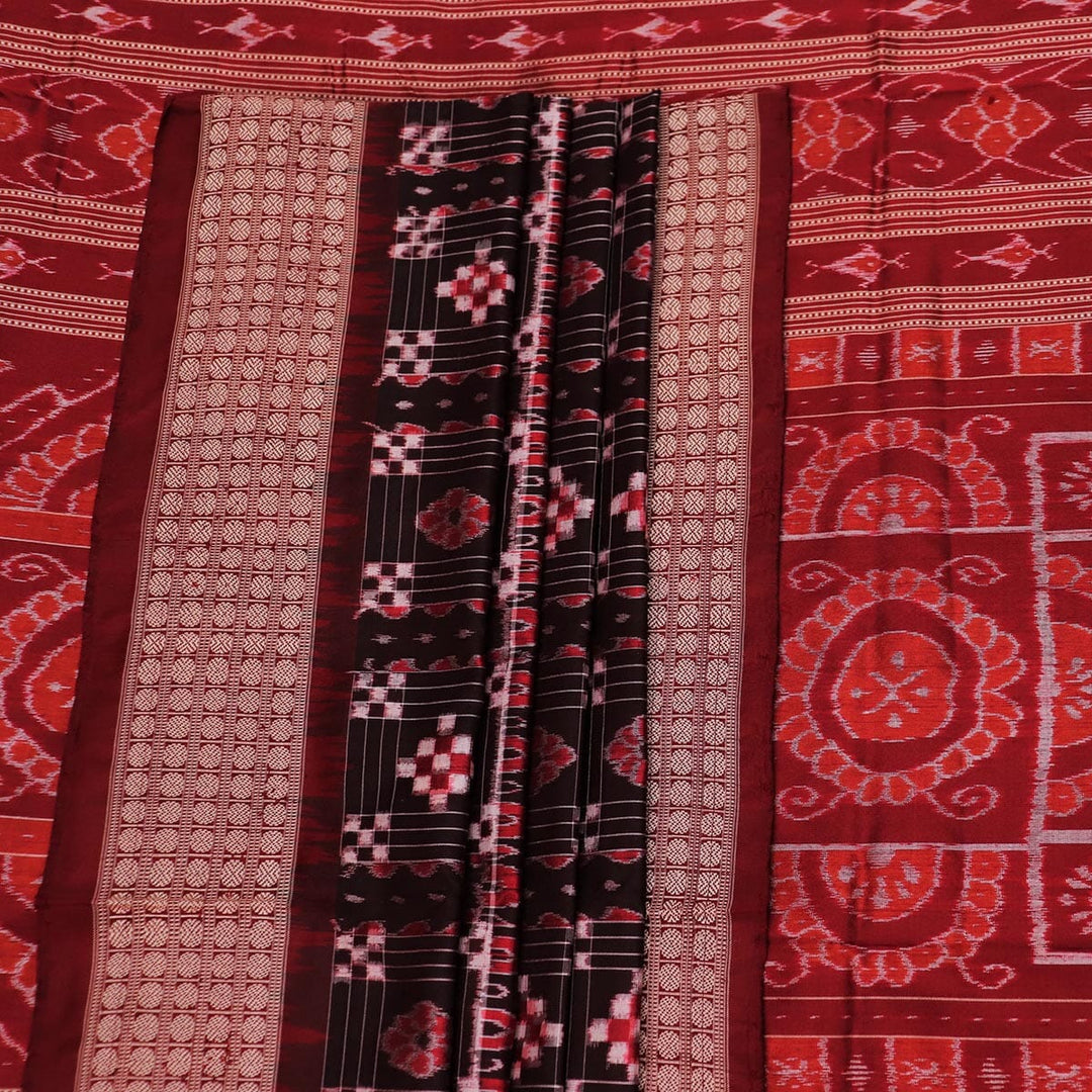 Handloom Sambalpuri Ikkat Silk Saree Handloom Saree_Sambalpuri Silk Priyadarshini Handloom