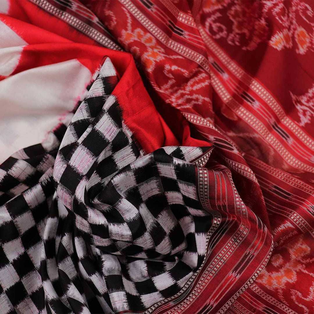 Handloom Sambalpuri Ikkat Silk Saree Handloom Saree_Sambalpuri Silk Priyadarshini Handloom