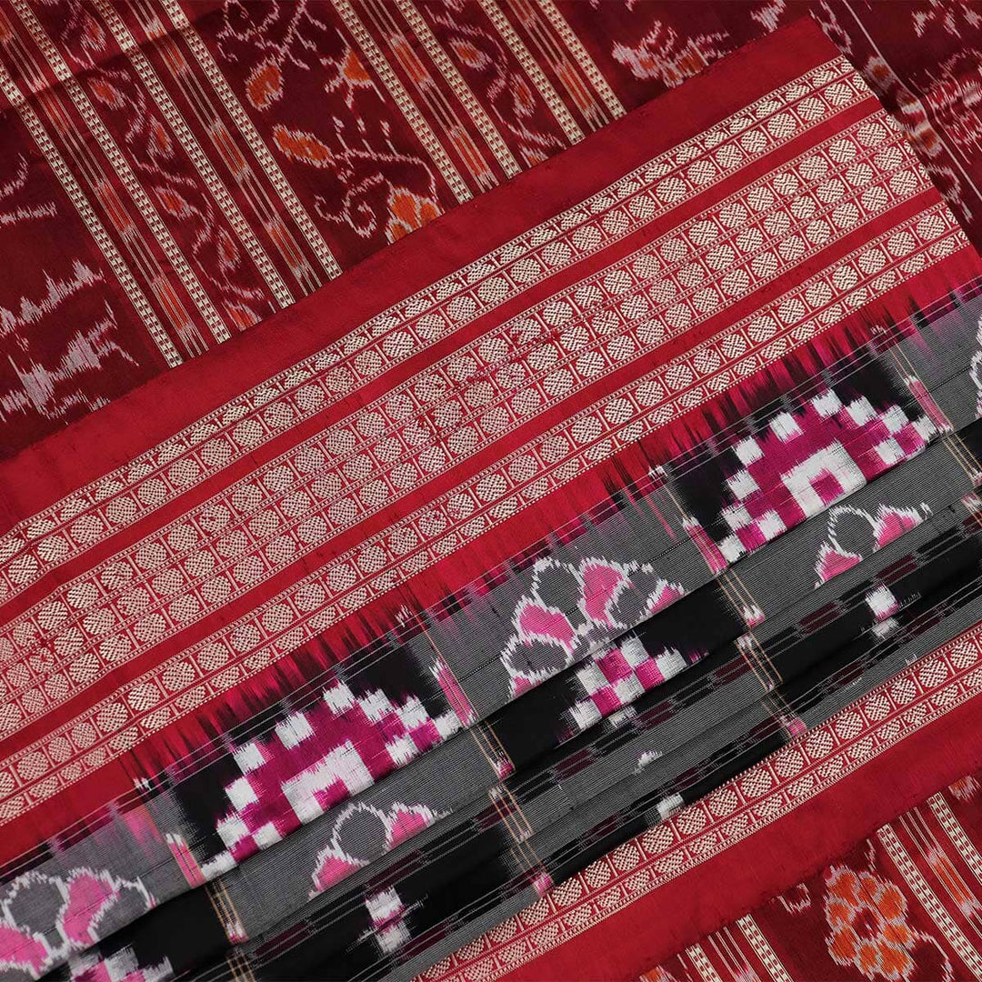 Handloom Sambalpuri Ikkat Silk Saree Handloom Saree_Sambalpuri Silk Priyadarshini Handloom