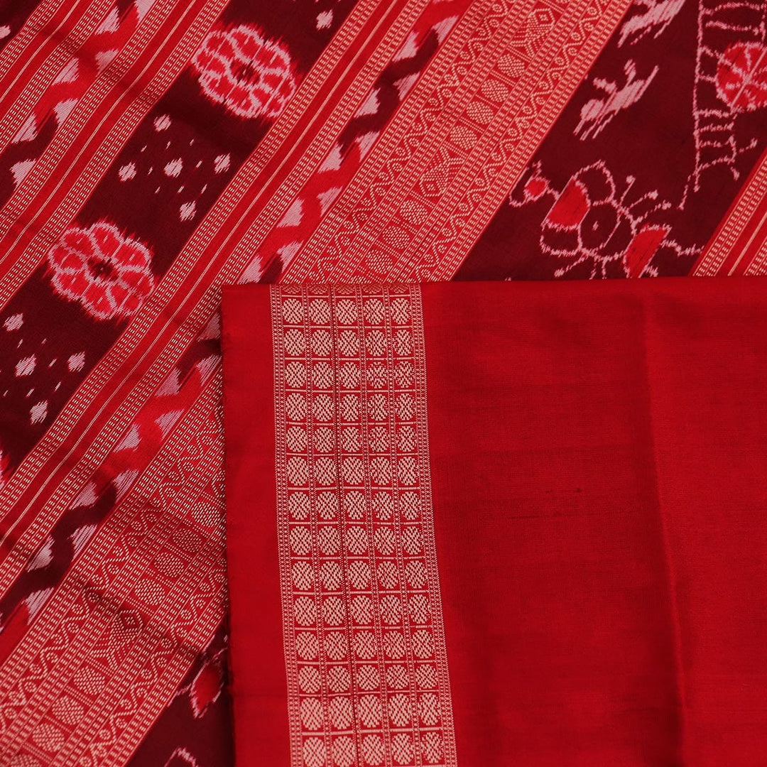 Handloom Sambalpuri Ikkat Silk Saree Handloom Saree_Sambalpuri Silk Priyadarshini Handloom