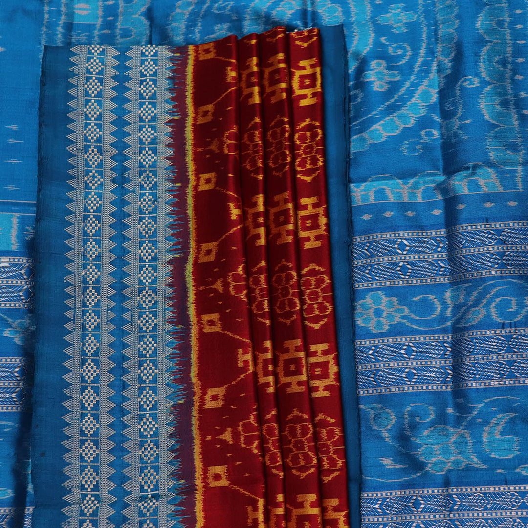 Handloom Sambalpuri Ikkat Silk Saree Handloom Saree_Sambalpuri Silk Priyadarshini Handloom