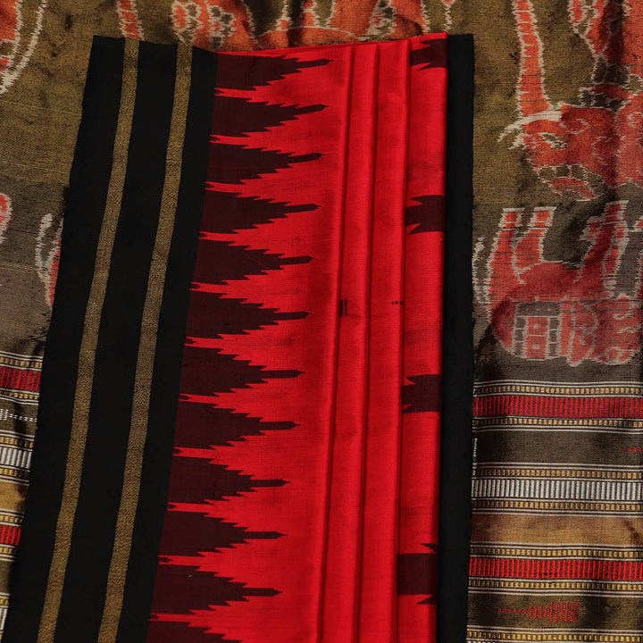 Handloom Sambalpuri Ikkat Silk Saree Handloom Saree_Sambalpuri Silk Priyadarshini Handloom