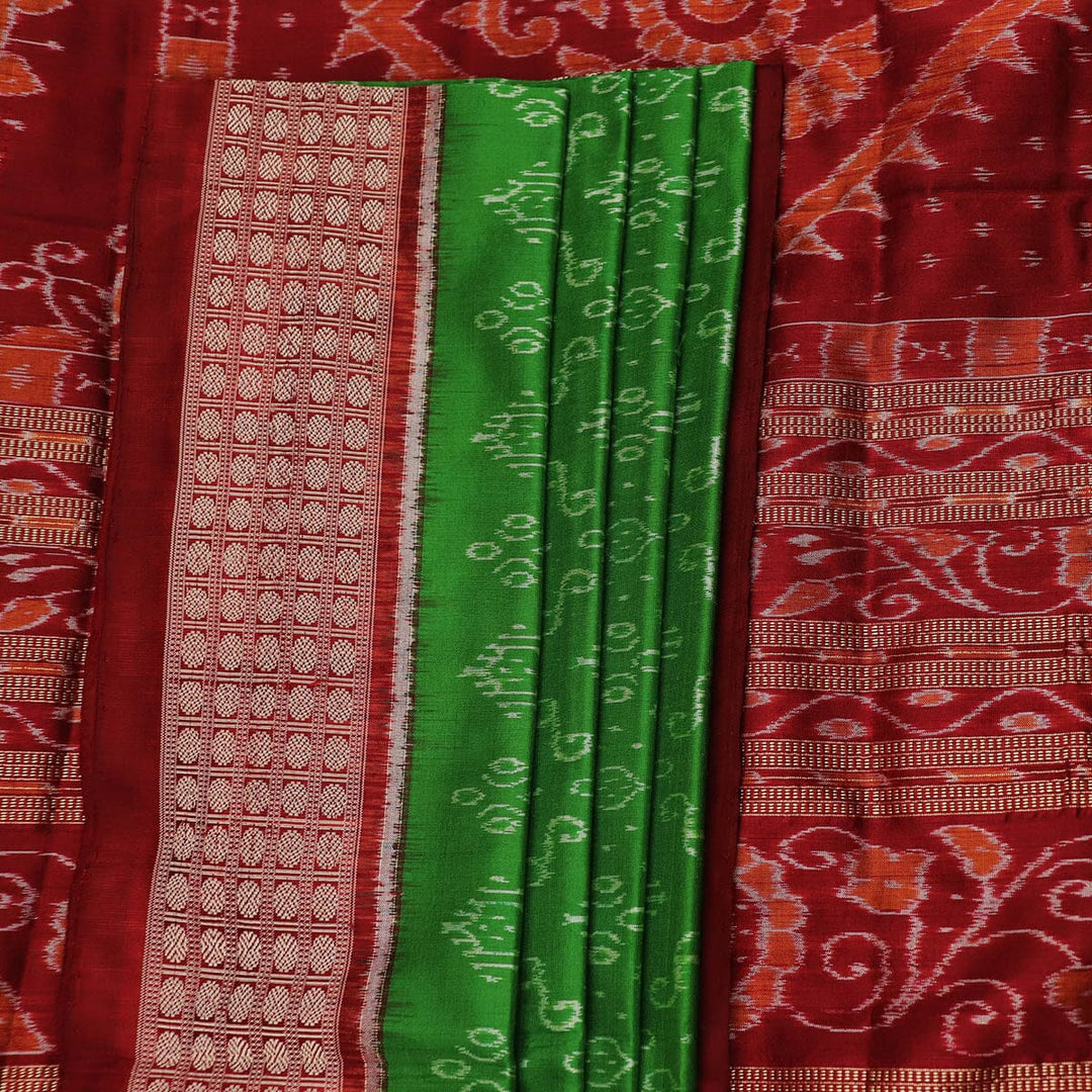 Handloom Sambalpuri Ikkat Silk Saree Handloom Saree_Sambalpuri Silk Priyadarshini Handloom