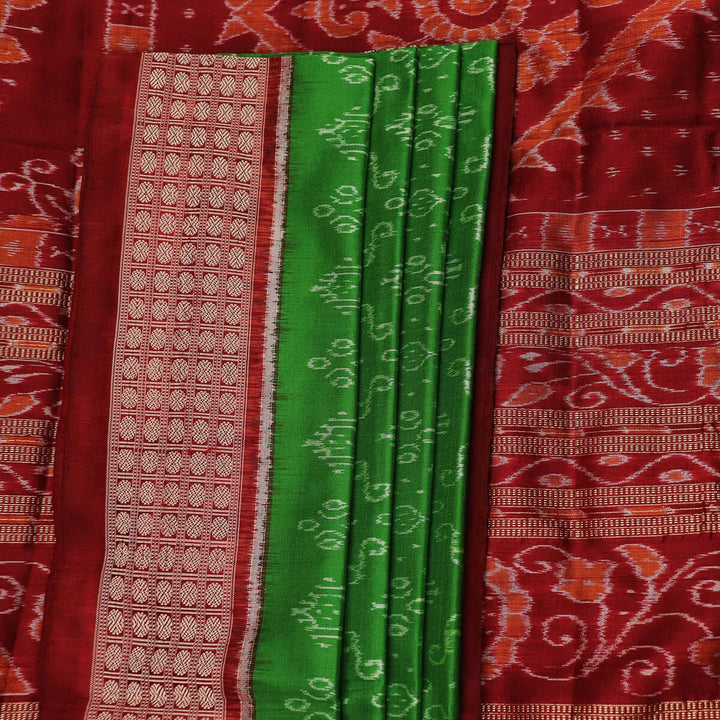 Handloom Sambalpuri Ikkat Silk Saree Handloom Saree_Sambalpuri Silk Priyadarshini Handloom