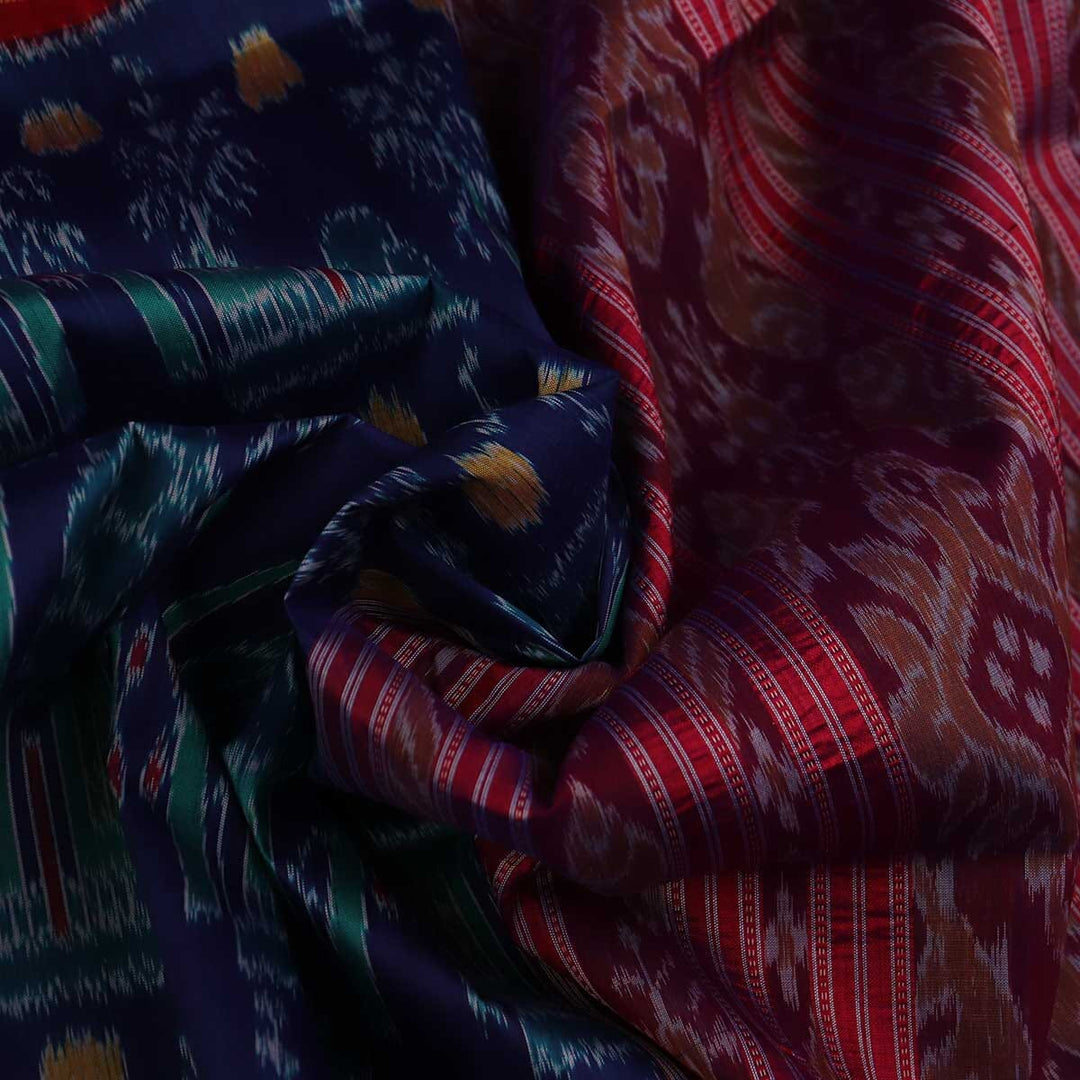 Handloom Sambalpuri Ikkat Silk Saree Handloom Saree_Sambalpuri Silk Priyadarshini Handloom