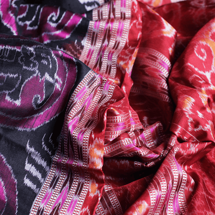Handloom Sambalpuri Ikkat Silk Saree Handloom Saree_Sambalpuri Silk Priyadarshini Handloom