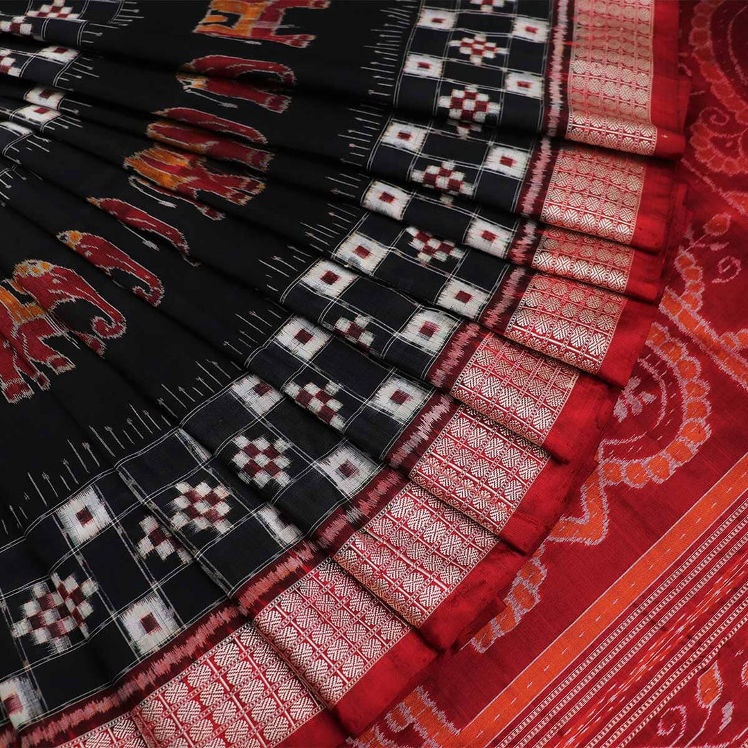 Handloom Sambalpuri Ikkat Silk Saree Handloom Saree_Sambalpuri Silk Priyadarshini Handloom