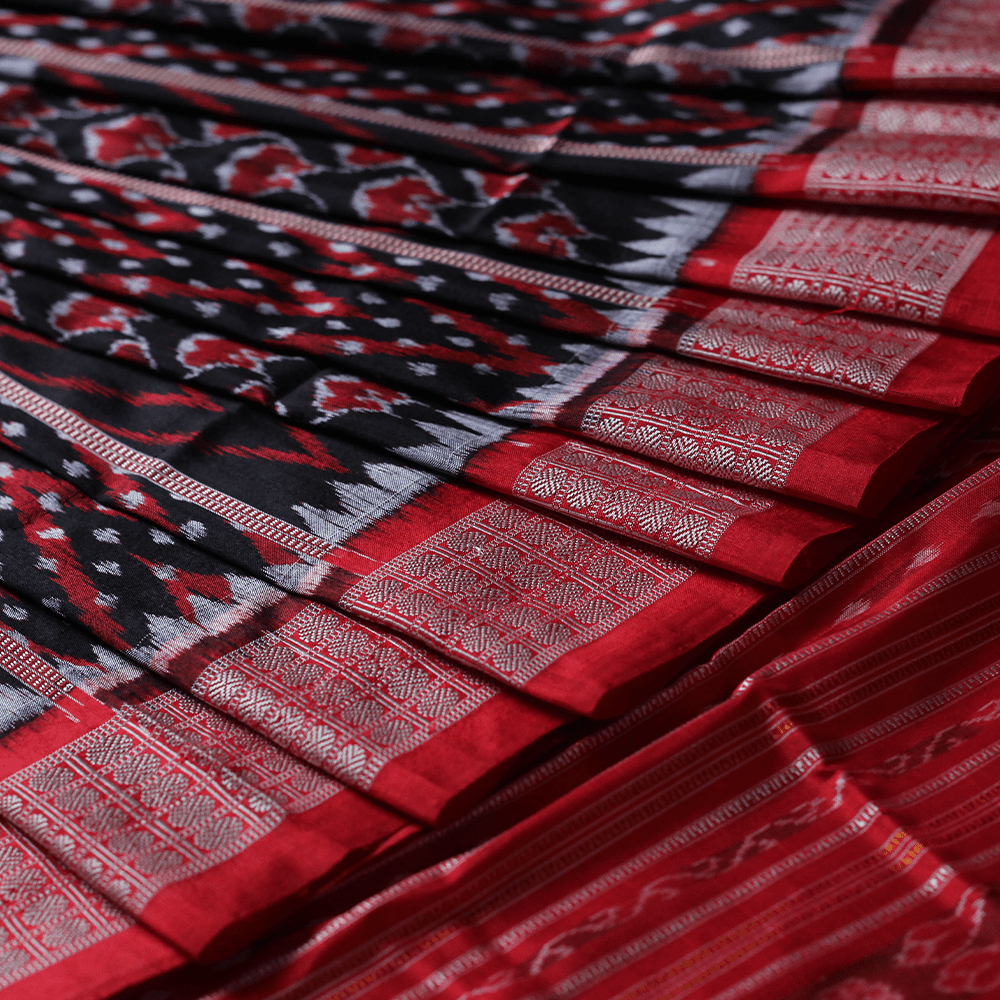 Handloom Sambalpuri Ikkat Silk Saree Handloom Saree_Sambalpuri Silk Priyadarshini Handloom