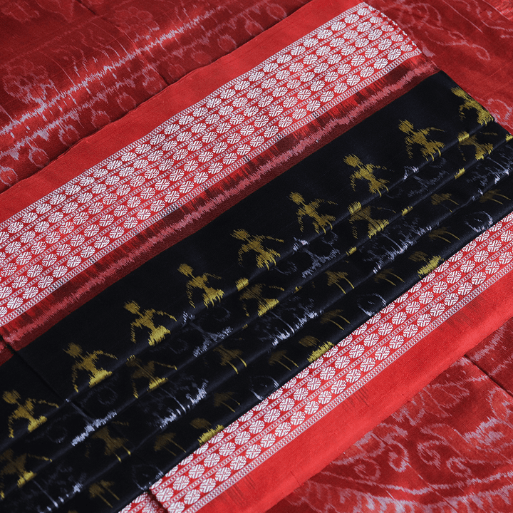 Handloom Sambalpuri Ikkat Silk Saree Handloom Saree_Sambalpuri Silk Priyadarshini Handloom