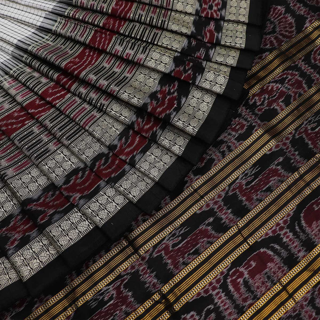 Handloom Sambalpuri Ikkat Silk Saree Handloom Saree_Sambalpuri Silk Priyadarshini Handloom