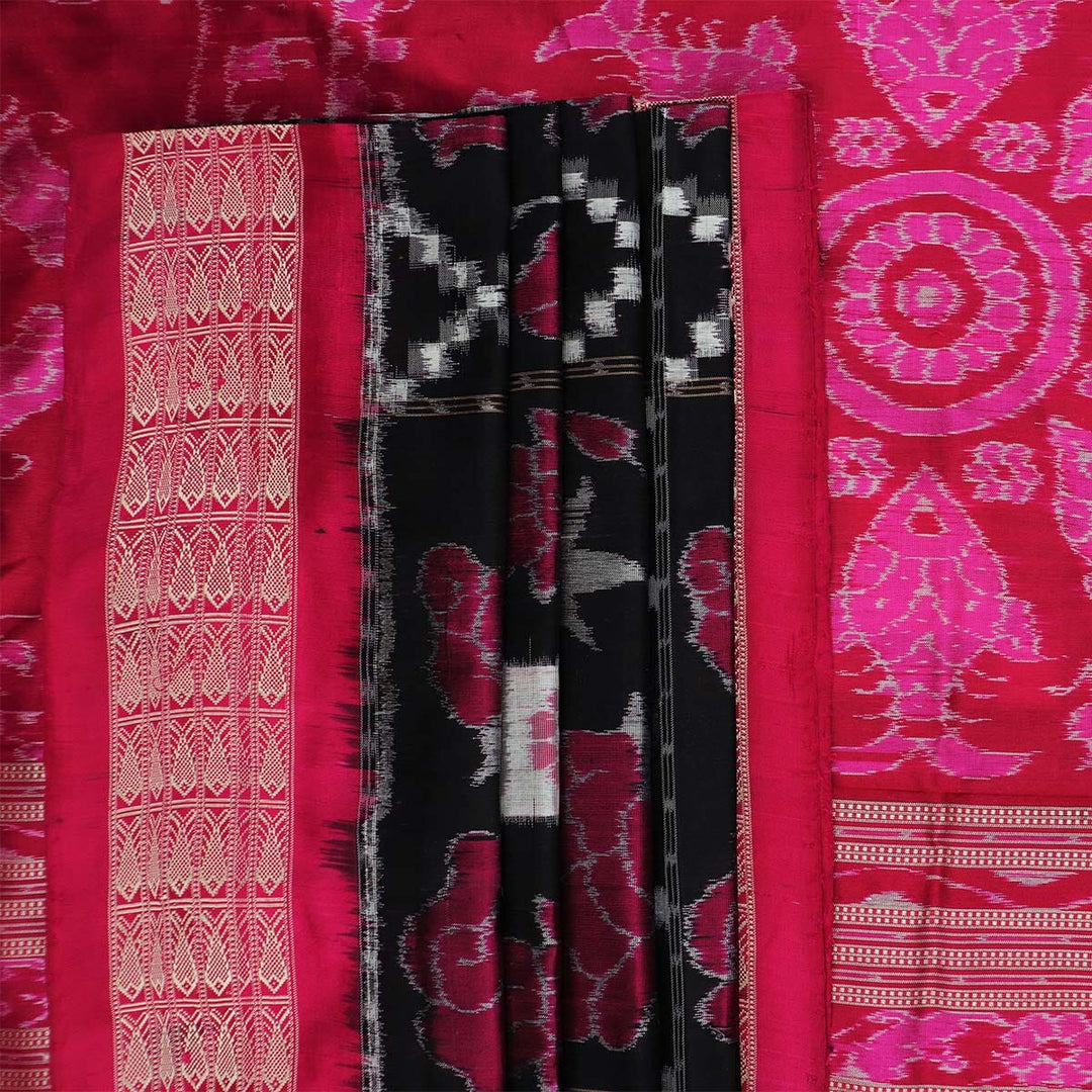 Handloom Sambalpuri Ikkat Silk Saree Handloom Saree_Sambalpuri Silk Priyadarshini Handloom