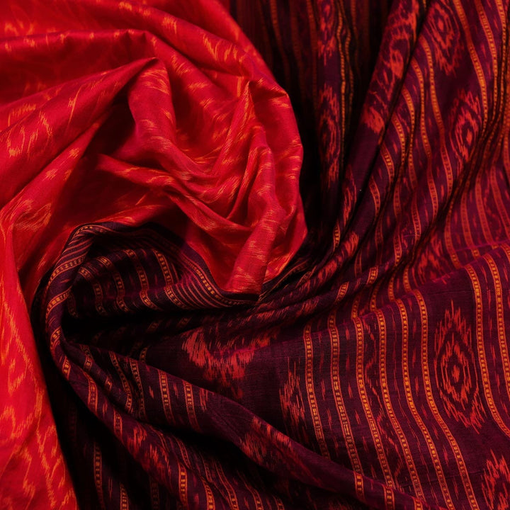 Handloom Sambalpuri Ikkat Silk Saree Handloom Saree_Sambalpuri Silk Priyadarshini Handloom