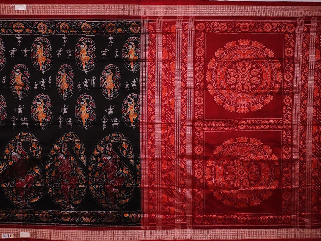 Handloom Sambalpuri Ikkat Silk Saree Handloom Saree_Sambalpuri Silk Priyadarshini Handloom