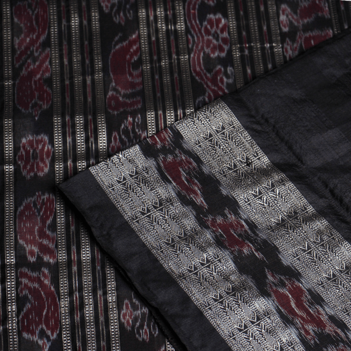 Handloom Sambalpuri Ikkat Silk Saree Handloom Saree_Sambalpuri Silk Priyadarshini Handloom