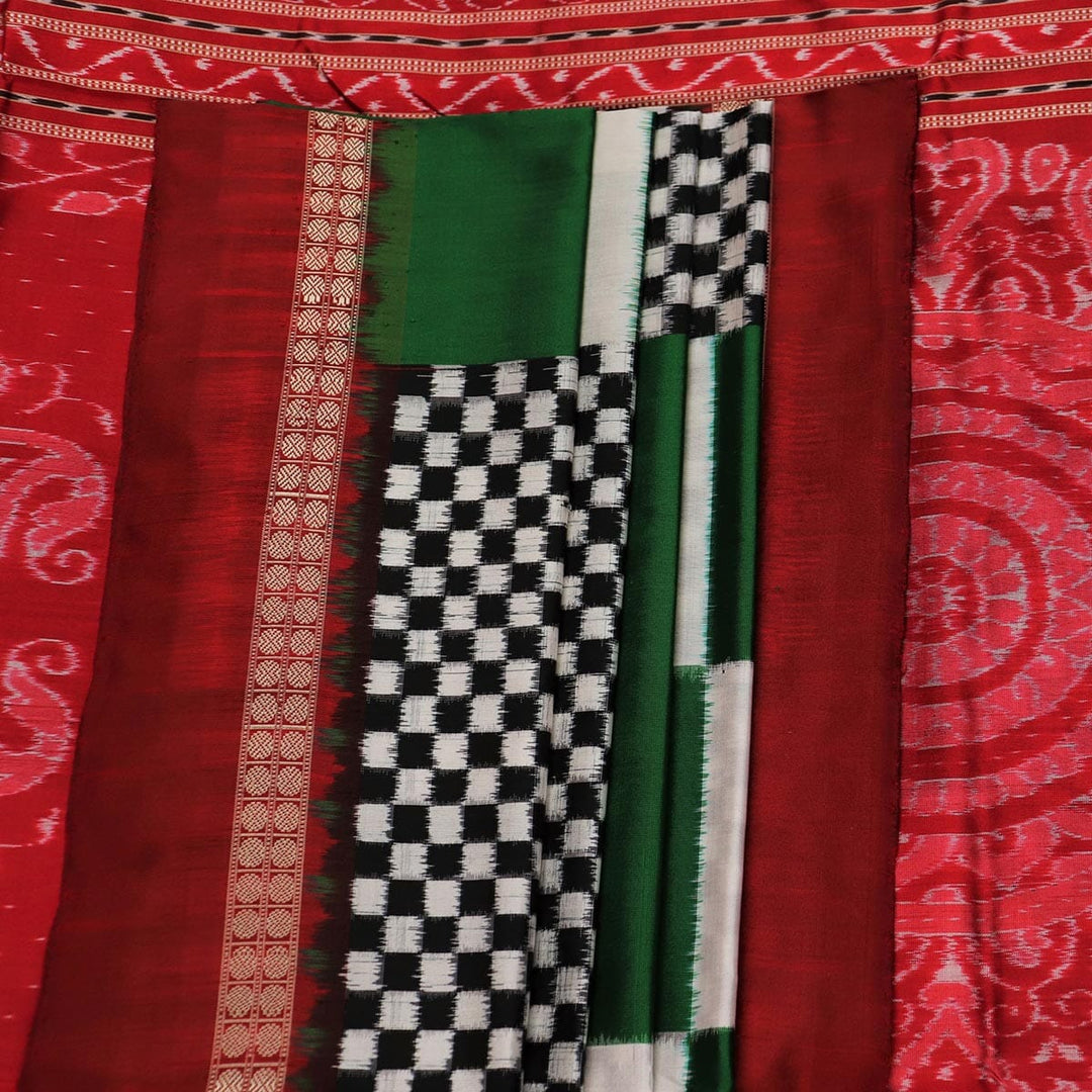 Handloom Sambalpuri Ikkat Silk Saree Handloom Saree_Sambalpuri Silk Priyadarshini Handloom