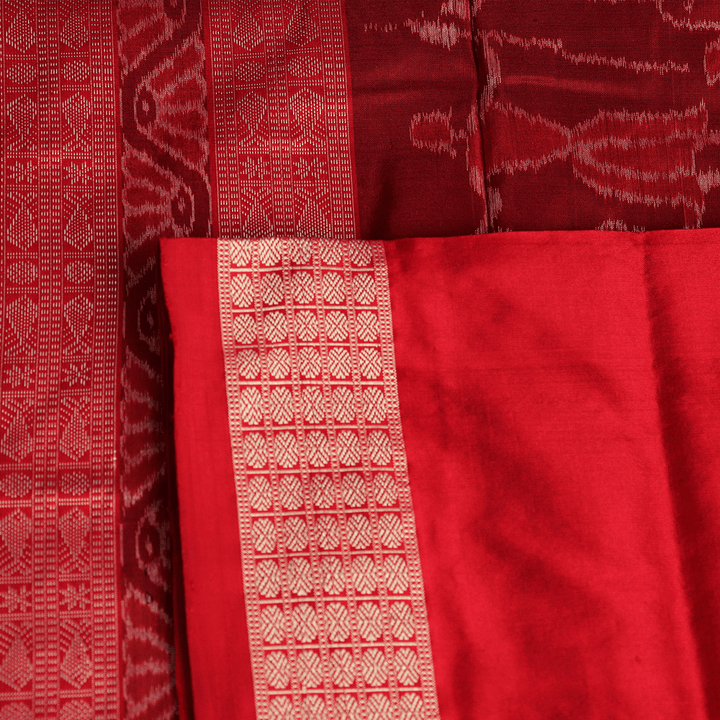 Handloom Sambalpuri Ikkat Silk Saree Handloom Saree_Sambalpuri Silk Priyadarshini Handloom