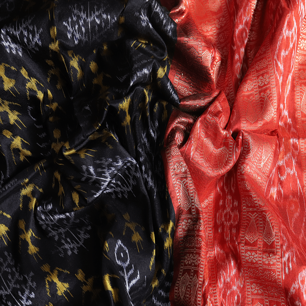 Handloom Sambalpuri Ikkat Silk Saree Handloom Saree_Sambalpuri Silk Priyadarshini Handloom