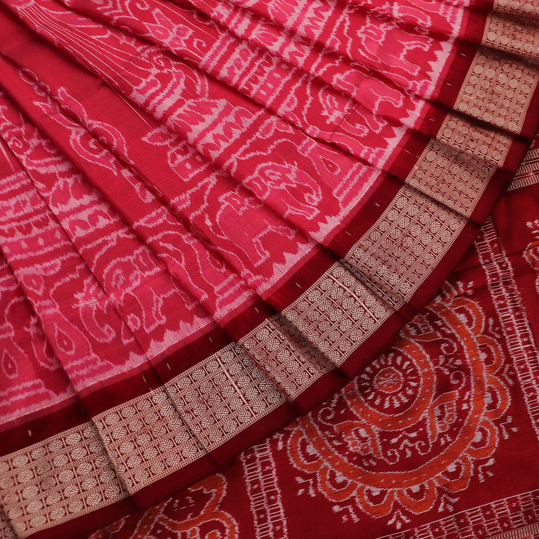 Handloom Sambalpuri Ikkat Silk Saree Handloom Saree_Sambalpuri Silk Priyadarshini Handloom 