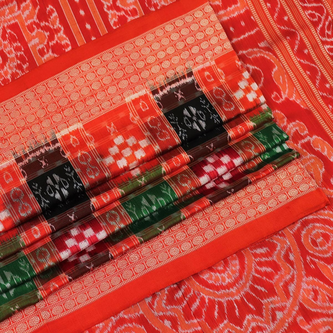 Handloom Sambalpuri Ikkat Silk Saree Handloom Saree_Sambalpuri Silk Priyadarshini Handloom