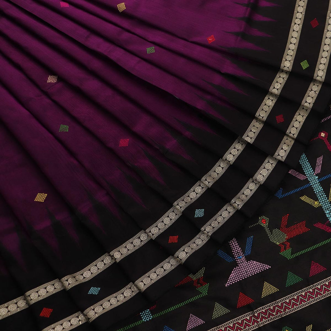 Handloom Sambalpuri Ikkat Silk Saree Handloom Saree_Sambalpuri Silk Priyadarshini Handloom