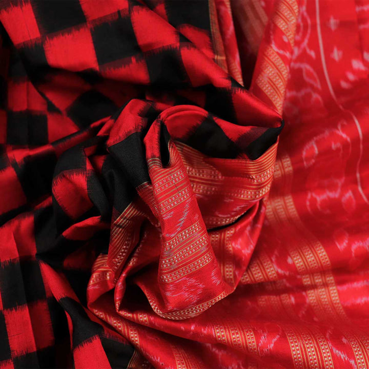 Handloom Sambalpuri Ikkat Silk Saree Handloom Saree_Sambalpuri Silk Priyadarshini Handloom