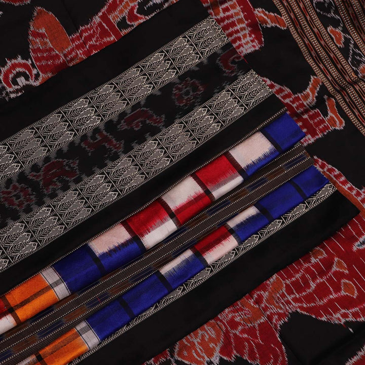Handloom Sambalpuri Ikkat Silk Saree Handloom Saree_Sambalpuri Silk Priyadarshini Handloom