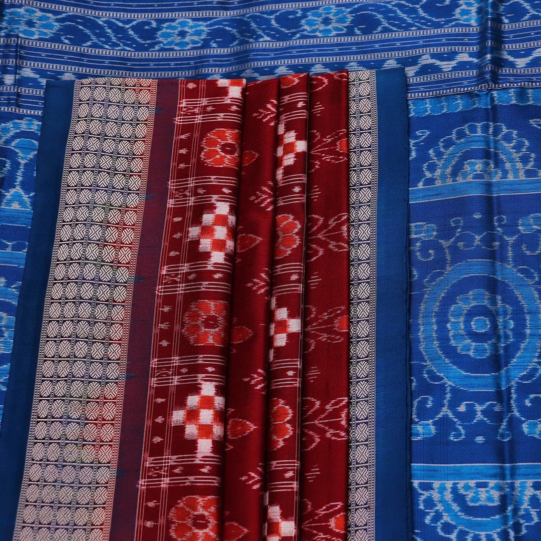 Handloom Sambalpuri Ikkat Silk Saree Handloom Saree_Sambalpuri Silk Priyadarshini Handloom