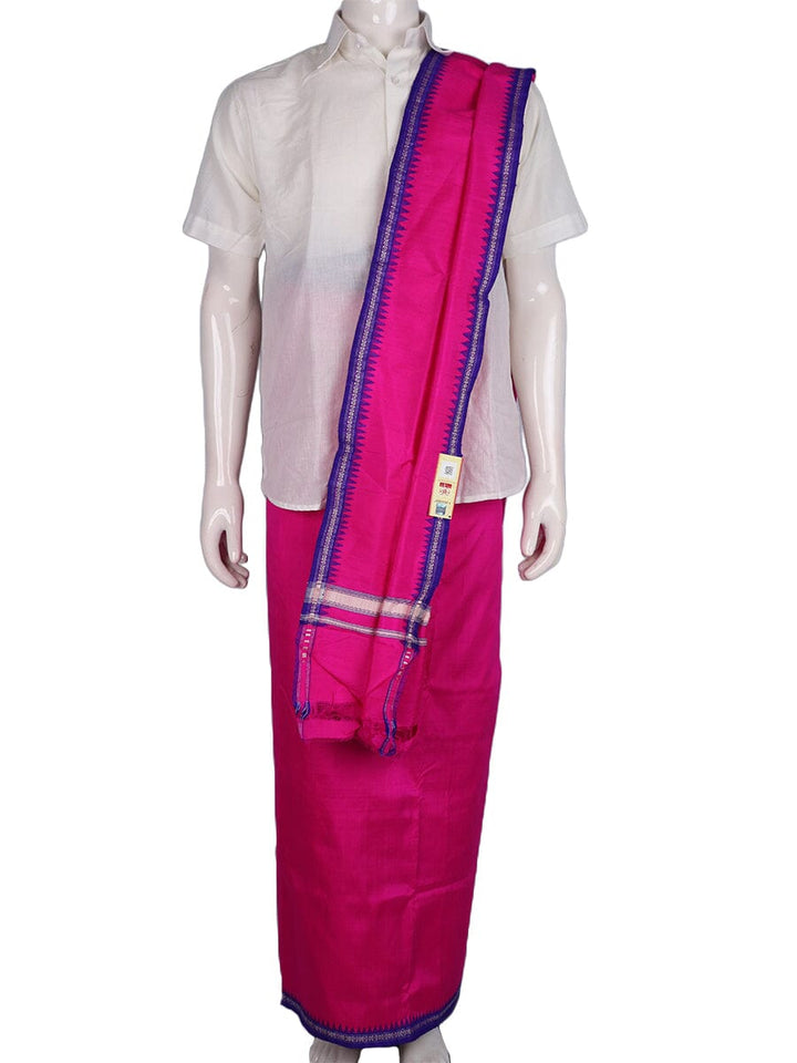 Handloom Sambalpuri Pata Silk Dhoti with Utari for Men Handloom Dhoti_Silk Priyadarshini Handloom