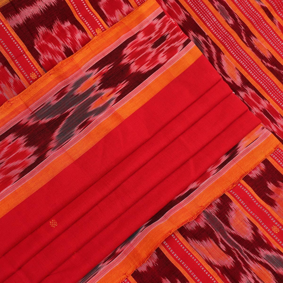 Handloom Sambalpuri Poly-Cotton Ikkat Saree Handloom Saree_Cotton Priyadarshini Handloom 