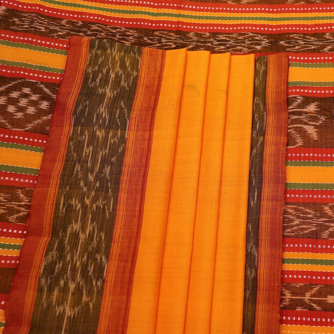 Handloom Sambalpuri Poly-Cotton Ikkat Saree Handloom Saree_Cotton Priyadarshini Handloom 