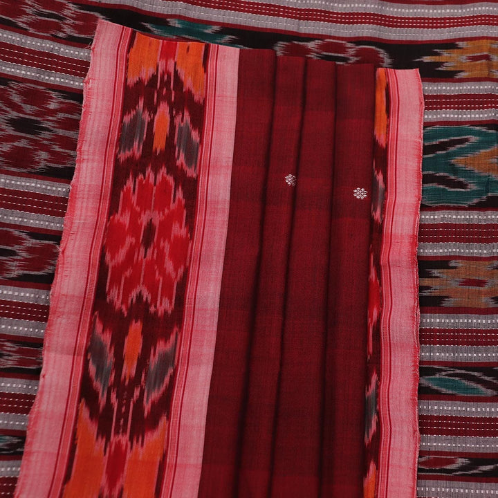 Handloom Sambalpuri Poly-Cotton Ikkat Saree Handloom Saree_Cotton Priyadarshini Handloom